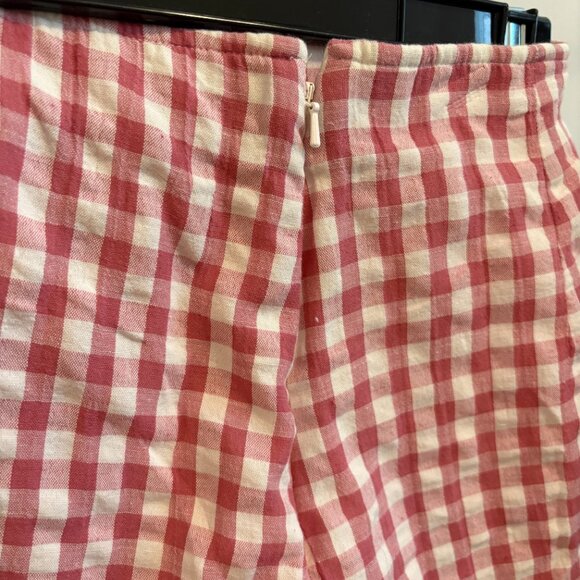 American Eagle Pink Gingham Matching Set - Crop Top & Skirt - Picture 5 of 6